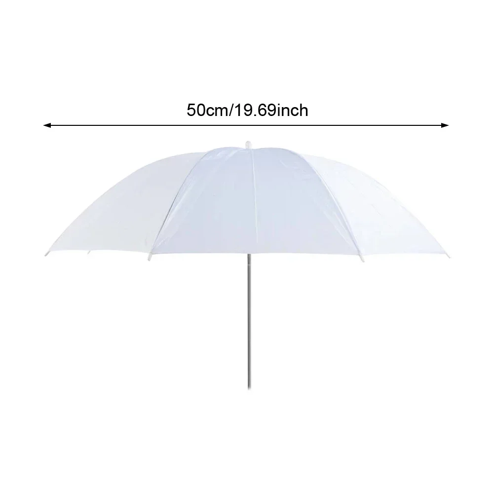 Photography Umbrella - 20-дюймовый складной зонт для фотостудии, полупрозрачный